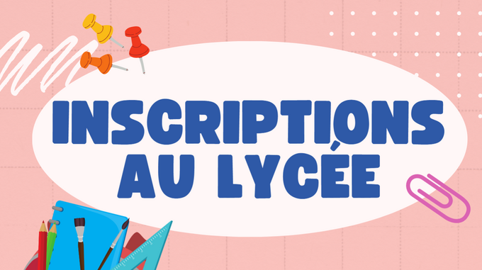 Inscriptions des futurs secondes